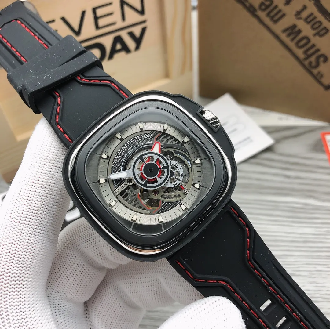 【Authentic Tmall】💰1640! Seven Friday sevenFridayAPPNFC verification! S-LFactory—sevenFriday Series—S3/01 🎮 High-end 316 stainless steel case size: 47mmx47mm. For high-end market quality, please pay attention to the workmanship details to truly be consistent with the counter products! S-L Factory's brand new Seven Friday independent style is born! 🎮Every watch is tested for waterproofing before shipment (with its unique case design, no manufacturer has dared to guarantee absolute waterproofing in the past few years!) S-F has done it! What is amazing is that it is consistent with the original version, and the chip of the watch can be verified by downloading the APP on a smartphone with NFC function. SJ Factory’s exquisite workmanship aside, its two major selling points are enough to make its customers excited! 🎮Sanjie exquisitely recommends men’s mechanical watches. SJ carefully creates ultra-realistic photo shoots for you.